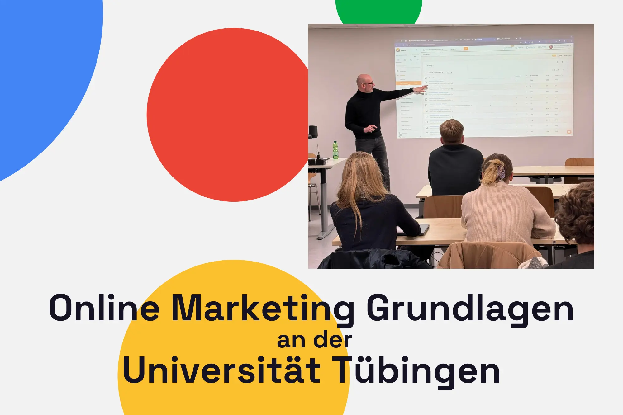 Online Marketing Grundlagen an der Universität Tübingen